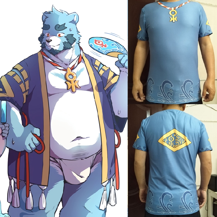 定制做furry全兽出击十泉介叔兽人向短袖T恤COSPLAY衣服装