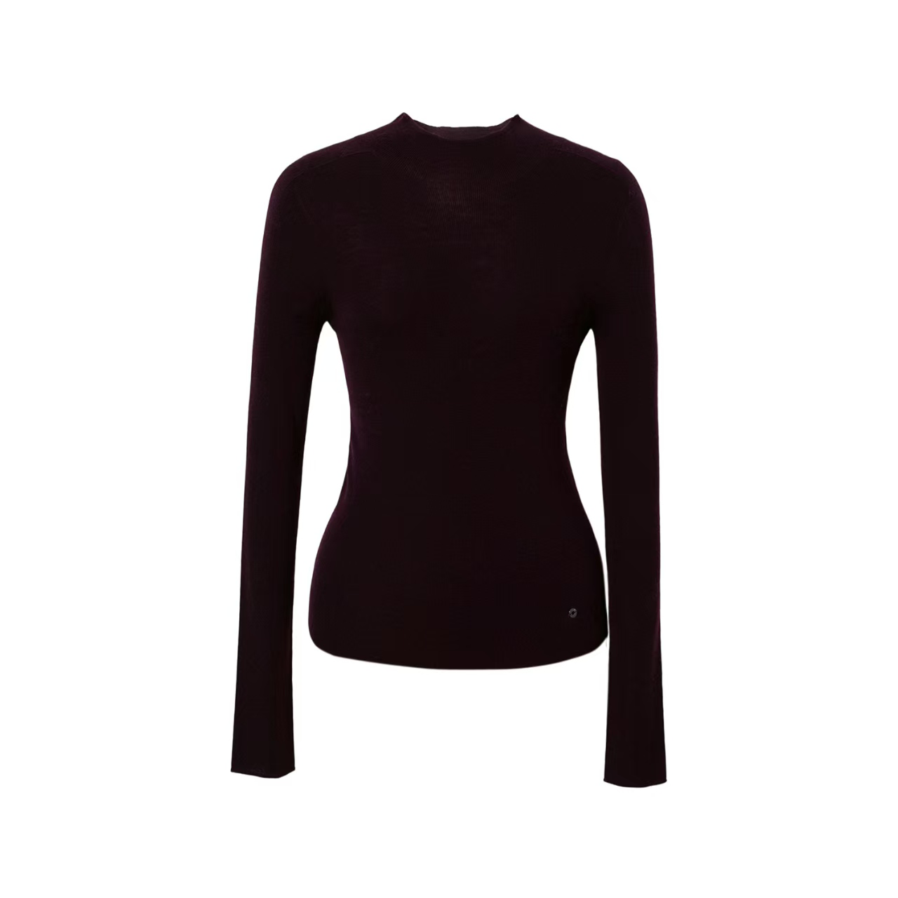 商场同款伊芙丽2025秋季新款圆领套头针织上衣打底毛衣1GA132495