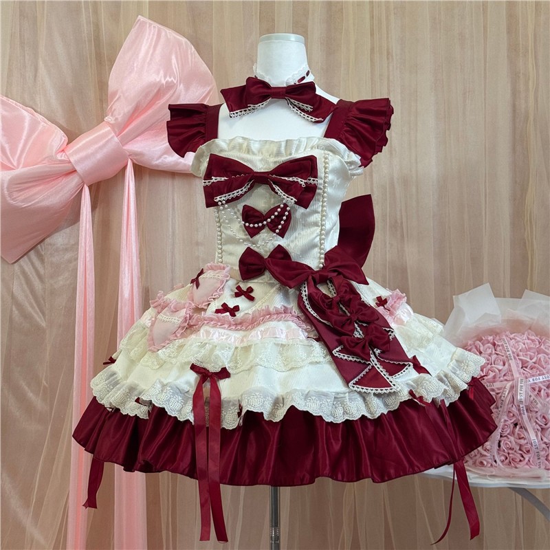 甜心茶会优雅LolitaJSK连衣裙