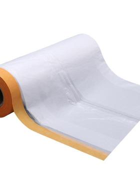 伏兴遮蔽保护膜喷涂防护膜装修遮盖防尘膜塑料薄膜500cm*20mF0574