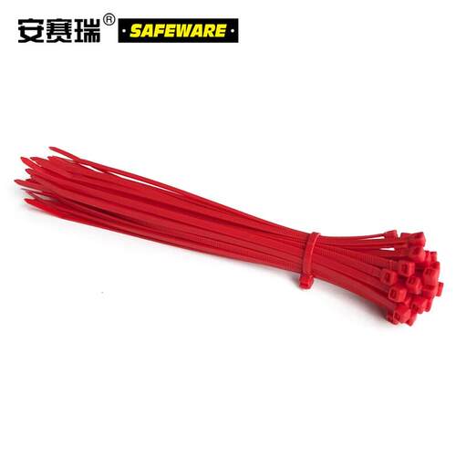 安赛瑞彩色尼龙扎带4×200mm红500根/包26172