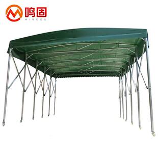 鸣固DKH帐篷停车棚大型活动推拉雨棚移动大排档帐篷仓库伸缩棚户