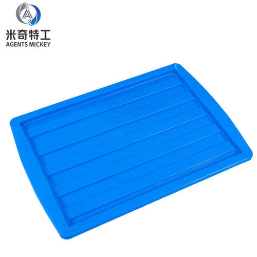 米奇特工TQSN100塑料周转箱物料整理工具收纳盒储物箱M21箱盖-蓝