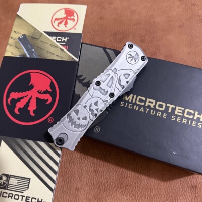 正品美国Microtech微技术迷你万圣节恶魔南瓜赫拉户外破窗器