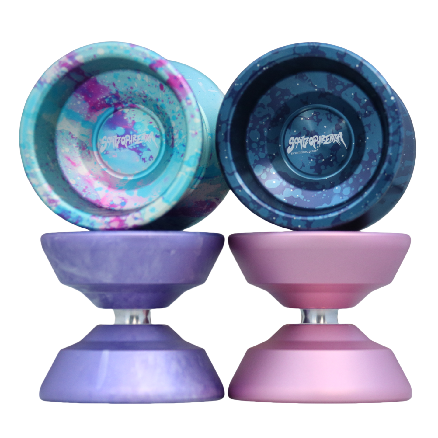 XINTISYOYO超宽尺寸7075合金精神分裂症专业竞技比赛悠悠球死睡眠