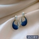 Круглые синие серы