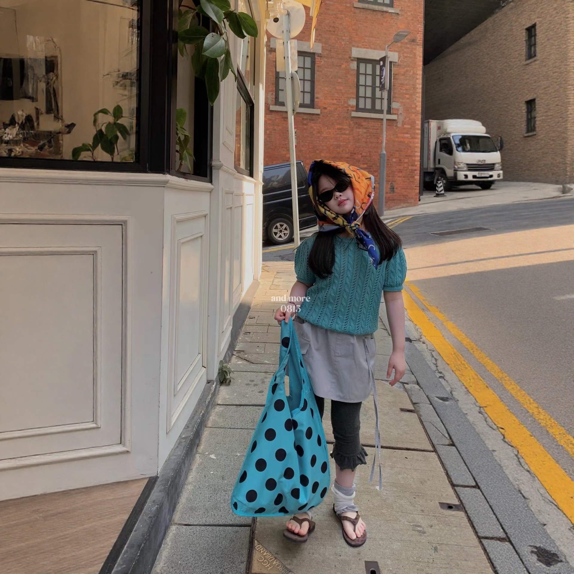 韩版2026春夏女童泡泡短袖镂空针织衫T恤儿童花边打底裤工装短裙,童装/婴儿装/亲子装,T恤,淘宝优惠券,粉丝福利购,淘宝优惠卷