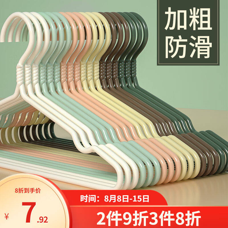 LYNN衣架无痕晾衣架加粗干湿两用防滑挂衣架成人衣服架衣撑子10只属于什么档次？