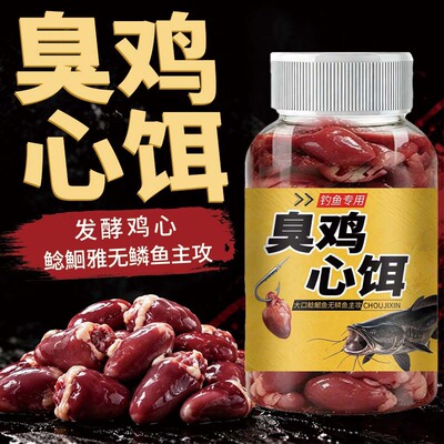 抖音爆款臭鸡心饵底钓大