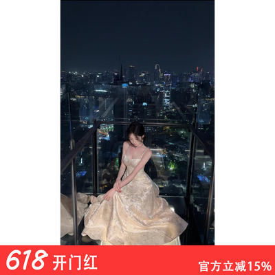 大码女装高端精致小香风吊带裙