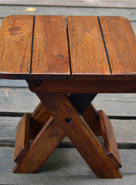 泰国兰纳实木凳子复古