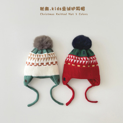 男童女童防风保暖百搭针织帽