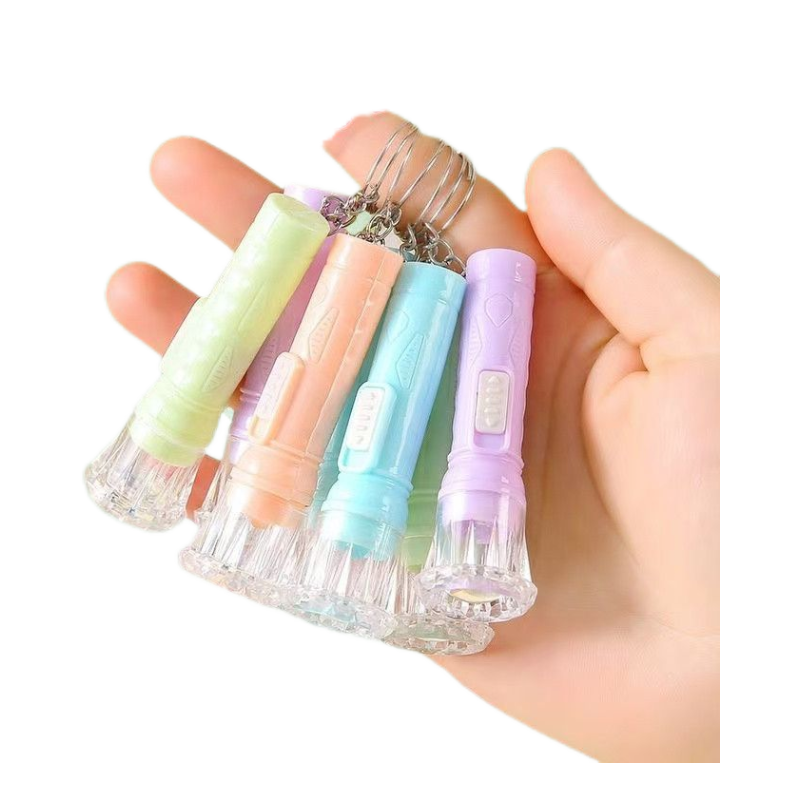 儿童手电筒幼儿园迷你便携多功能夜灯彩色玩具小号塑料居家使用