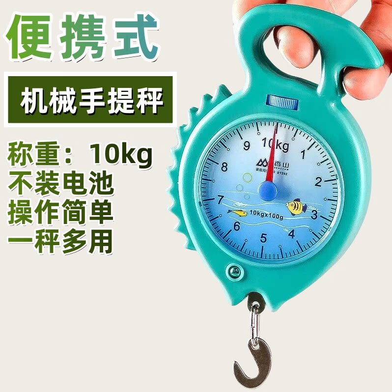 弹簧秤手提秤小称家用便携式挂钩买菜称高精度迷你行李秤