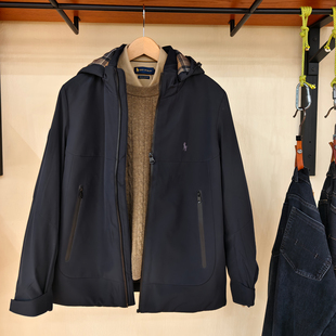 专柜同款 简约百搭 男式 休闲舒适 RM0304411 连帽棉服 DIV.POLO