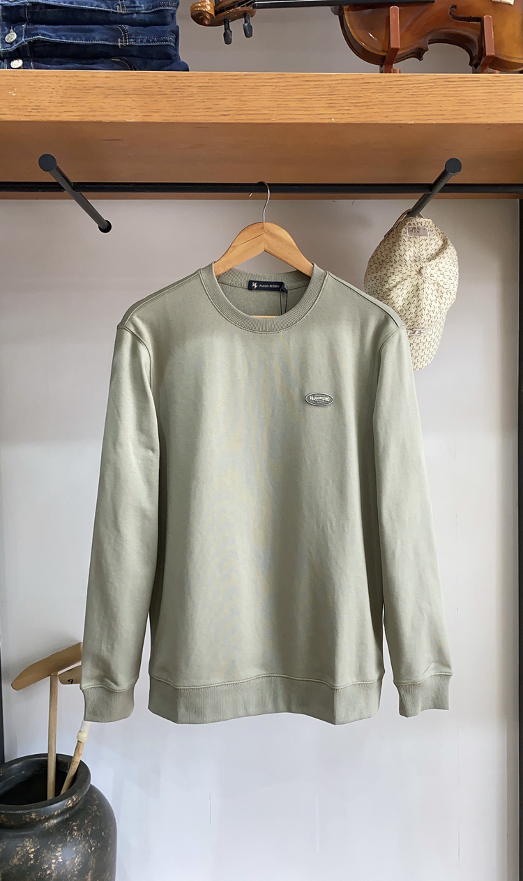 保罗彼得男士卫衣圆领宽松舒适