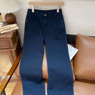 直筒遮肉显瘦百搭舒适BLECN00260 女士牛仔裤 保罗彼得专柜正品 新款