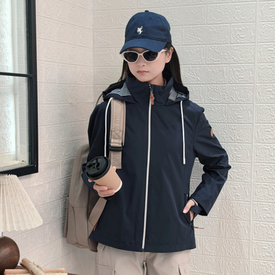 保罗彼得女士连帽休闲夹克防水