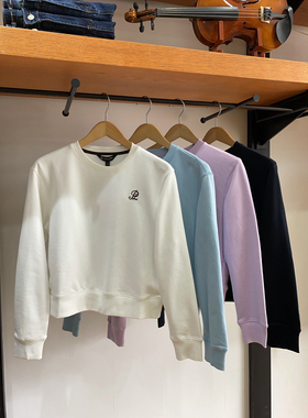 保罗彼得专柜正品女式圆领卫衣 多色 简约白搭 宽松舒适TBDC48751