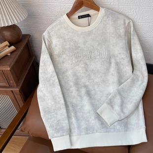 保罗彼得专柜正品男士圆领长袖卫衣时尚2025秋季新款DTECW00240