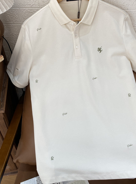 专柜同款男式翻领POLO衫凉感遮热抗菌休闲简约保罗彼得YTFBP00580