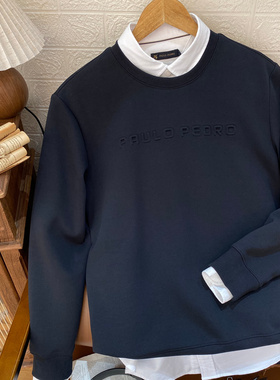 保罗彼得 男士圆领长袖卫衣 专柜正品 宽松 运动舒适 NTDC49021
