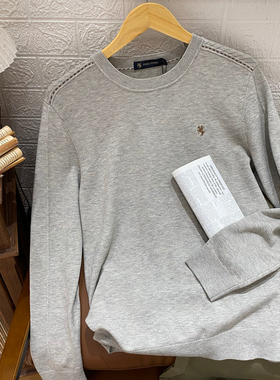 保罗彼得 专柜正品男式圆领针织衫 简约时尚 柔软舒适MZECZ00402