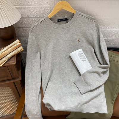 保罗彼得男式圆领针织衫时尚