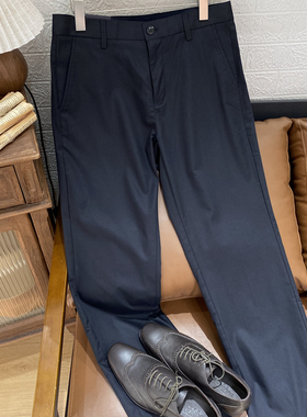 商场同款 男式休闲裤长裤 亚麻纤维 舒适透气 保罗彼得KPFBK01011