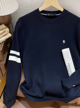 男士针织衫加厚圆领宽松毛衣 保罗彼得商场同款冬新款 YXEDZ00772