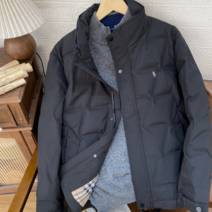 专柜同款 轻盈保暖 男式 商务休闲 RL0314456 立领羽绒服 DIV.POLO