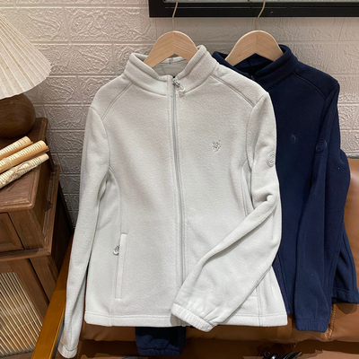 保罗彼得专柜正品女士立领摇粒绒外套一款双色2025秋款TBECU00072