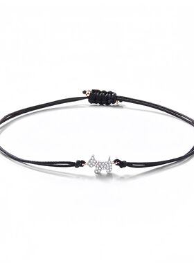 法兰西AG小狗S925手链瑷嘉沙优雅精致法式轻奢高级情侣款简约百搭