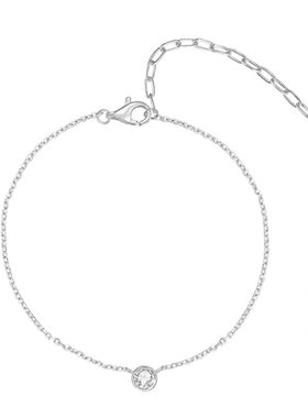 法兰西AG瑷嘉沙璀璨系列小金豆手链金银色气质百搭日常通勤简约