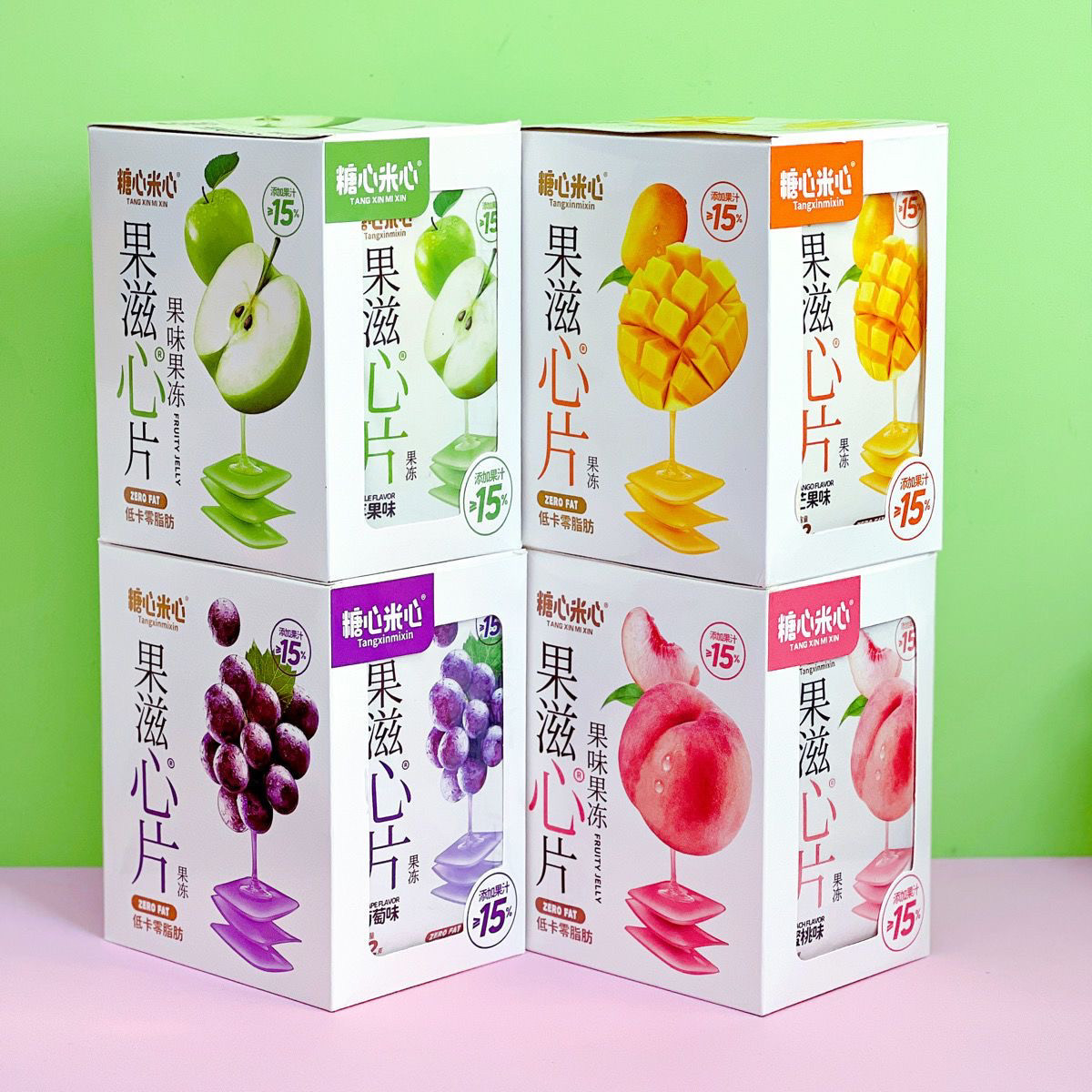 网红零食低脂零脂肪果冻果板水果味夏季饮料休闲零食品儿童零食