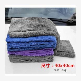 洗车毛巾不掉毛珊瑚绒双面加厚吸水清洁擦车布专用擦玻璃毛巾大号
