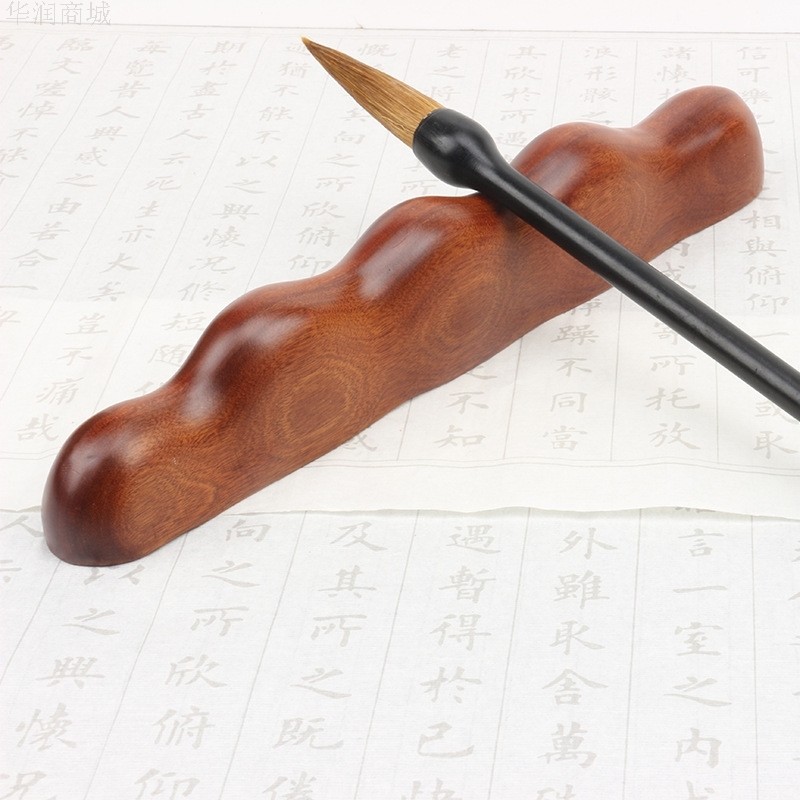 黑梓木木质笔搁毛笔笔山多功能书法镇纸镇尺红木文房用品毛笔笔托,文具电教/文化用品/商务用品,笔架,淘宝优惠券,粉丝福利购,淘宝优惠卷
