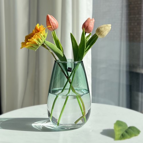 小众ins风高级感简约创意玻璃花瓶透明插花水养客厅餐桌摆件装饰