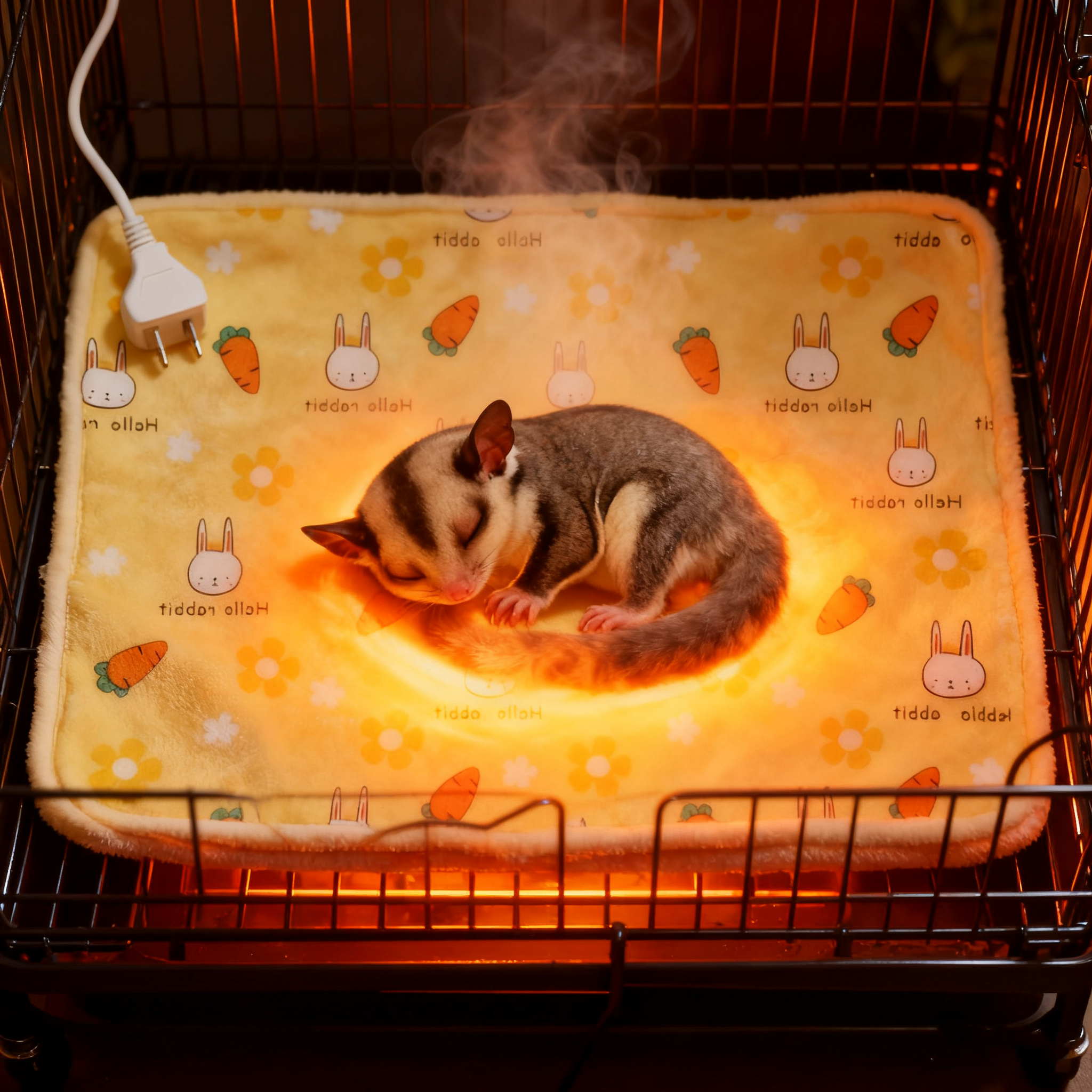 蜜袋鼯加热垫保暖窝取宠物