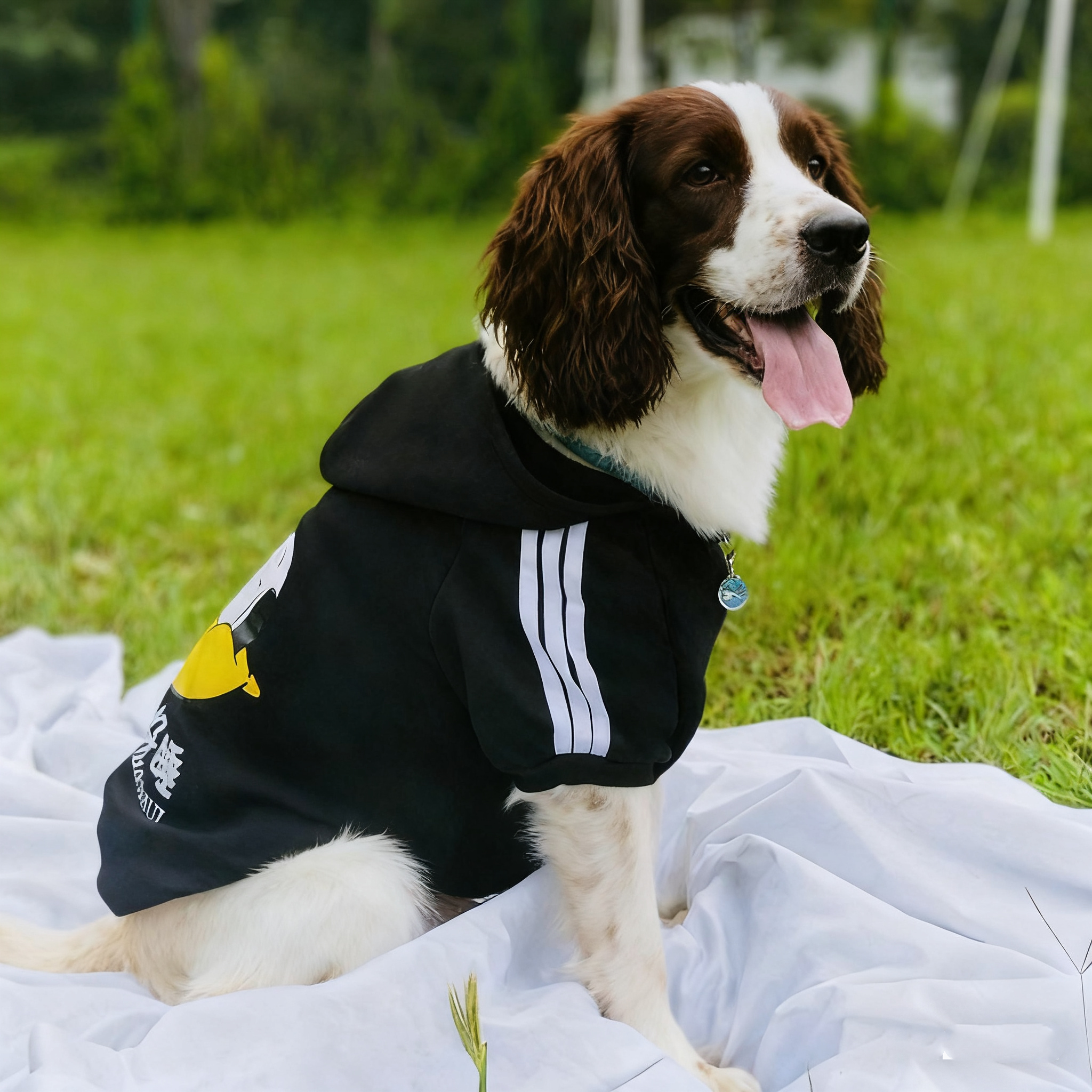 史宾格专用过冬衣服狗狗秋冬2025新款中大型犬加绒卫衣加绒保暖