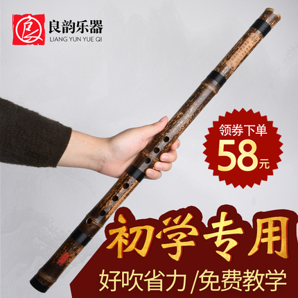 洞箫紫竹专业高档洞萧笛初学入门零基础箫乐器短潇古风八孔GF调