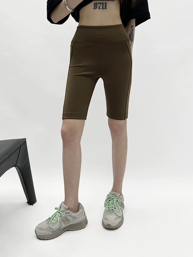 Mei 伢 Fuzzykon's Anty -Swatching Trace Structuret Elastic Sports Ride Ride