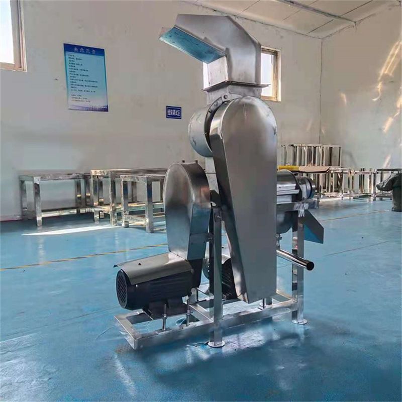 水果工业榨汁机 大型石榴橙子破碎榨汁一体机 鲜榨不锈钢果汁机
