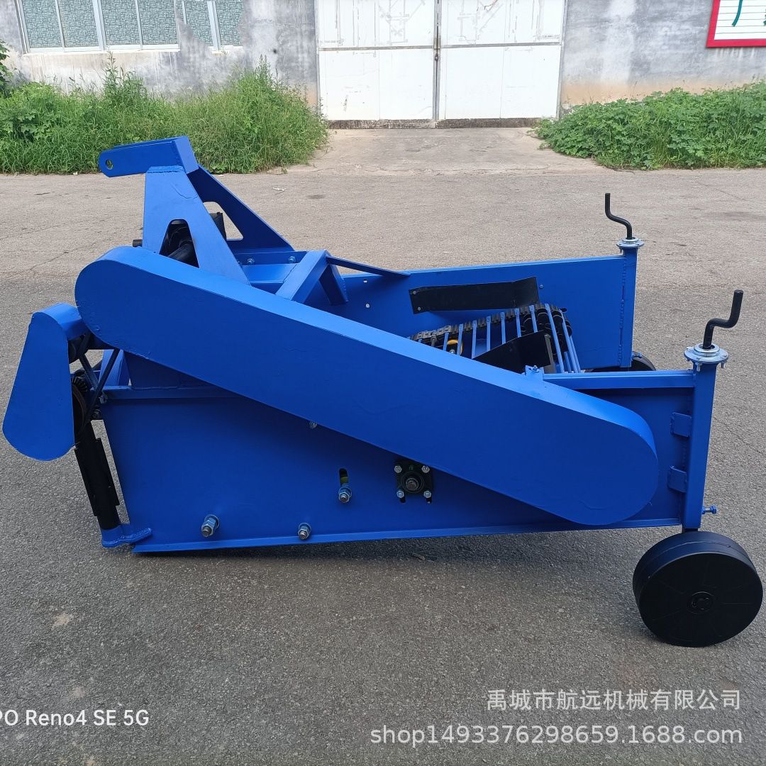 小型单垄的地瓜番薯收获机 加装防缠草轮的红薯蜜薯收获机厂家