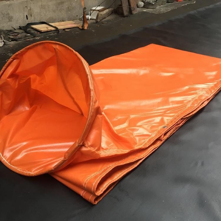 矿用阻燃风筒布直径800/1000*1200隧道送风带井下涂覆布PVC刀刮布