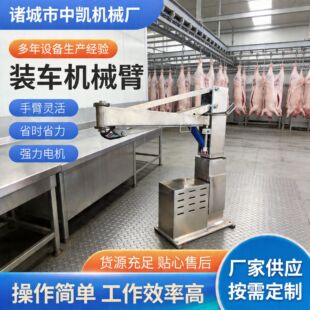 猪白条装车机械臂 猪肉装车机械臂 屠宰装卸设备 卸肉输送机械臂