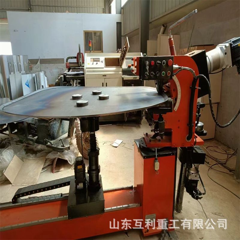 金属不锈钢体旋压机 圆形封头数控旋边机 工业油罐伺服翻边机厂家