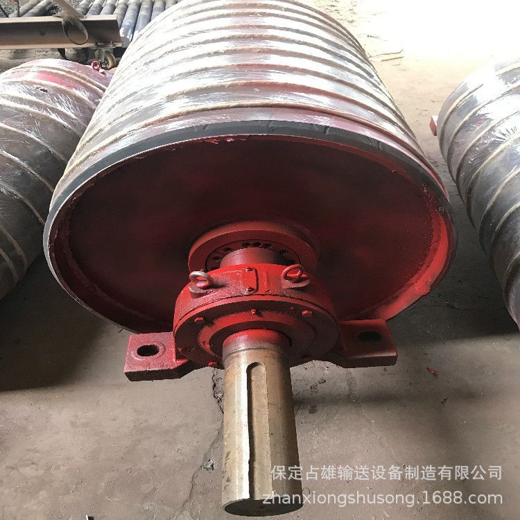 输送机改向滚筒 输送带包胶传动滚筒 皮带机主动轮被动轮陶瓷滚筒