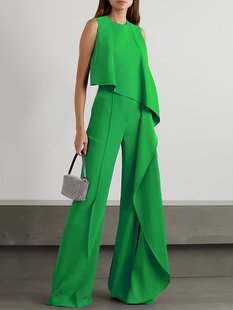 Women elegant jumpsuit晚礼服晚会主持派对生日宴连体裤优雅女