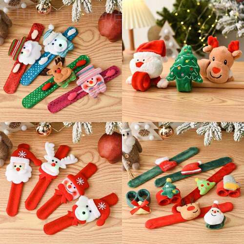 Children's Christmas gift bracelet with lights带灯发光圣